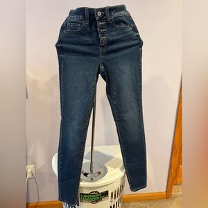 SO Women's Deep Indigo Skinny Jeans